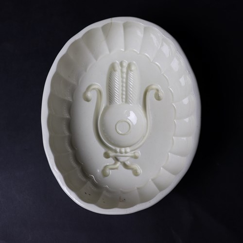 Rare Wedgwood Jelly Mould Depicting An Egyptian Hieroglyph