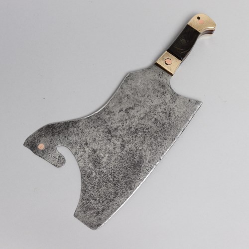 French Steel Cleaver In The Shape Of A Horse