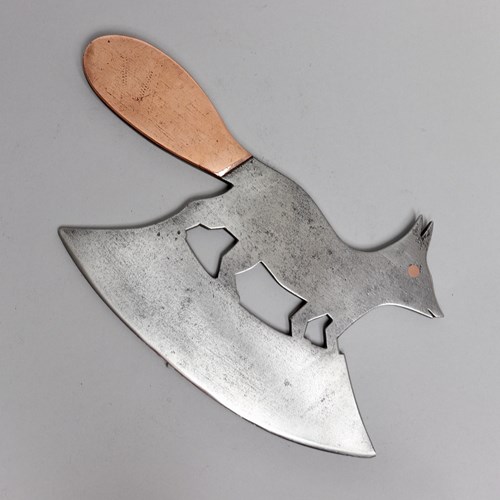 French Steel Cleaver In The Shape Of A Fox