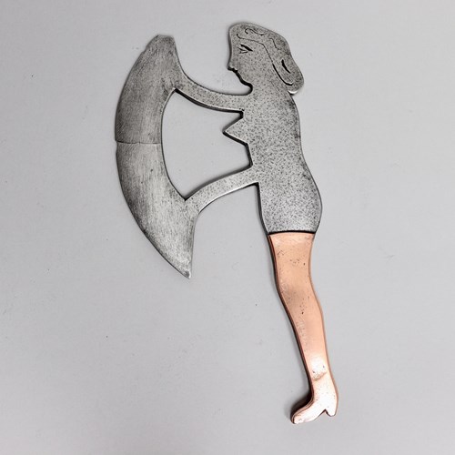 French Steel Cleaver In The Shape Of A Woman