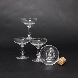 Four Good Quality French Crystal Ch...