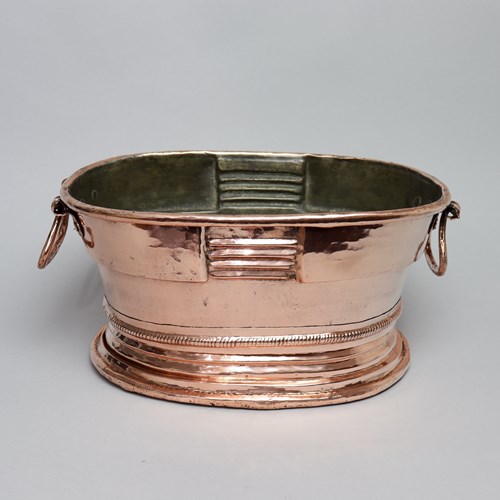 French Copper Wine Or Champagne Cooler