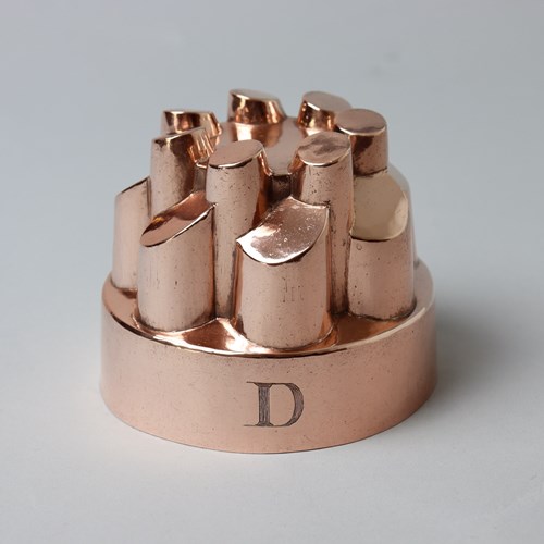 Small English Copper Jelly Mould