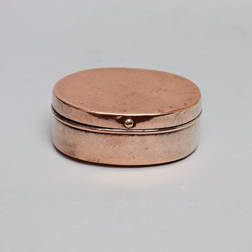 19Th Century Copper Tobacco Box