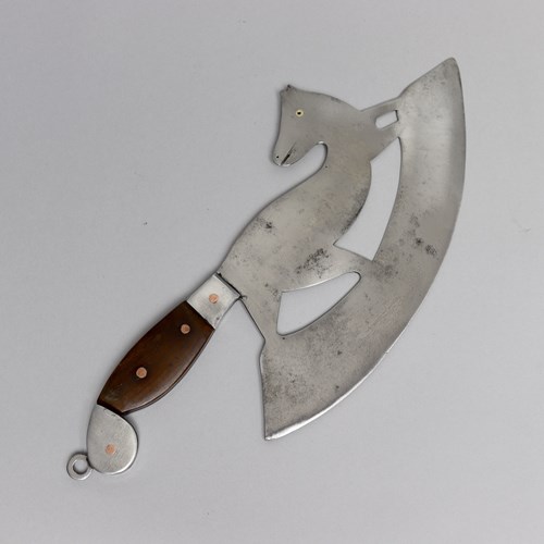 French Steel Ice Cleaver In The Shape Of A Fox