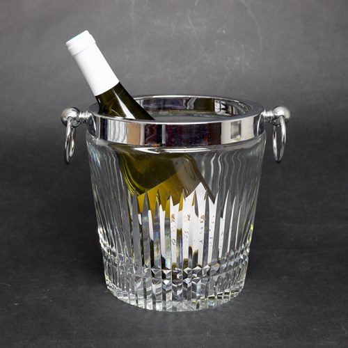 French Crystal Wine Or Champagne Cooler