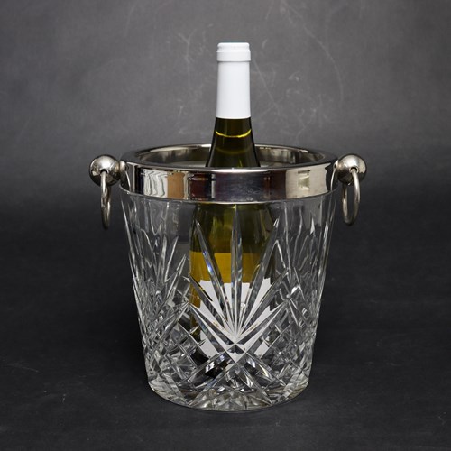 French Cut Crystal Wine Or Champagne Cooler