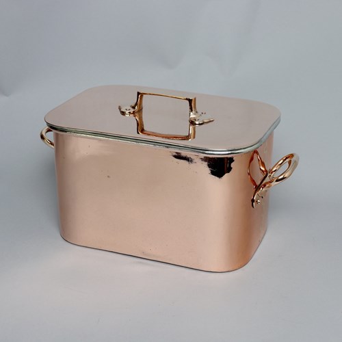 Good Quality, 19Th Century, French Copper Casserole