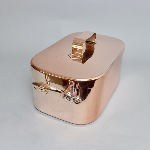 Super Quality English Copper Casserole By Temple & Crook