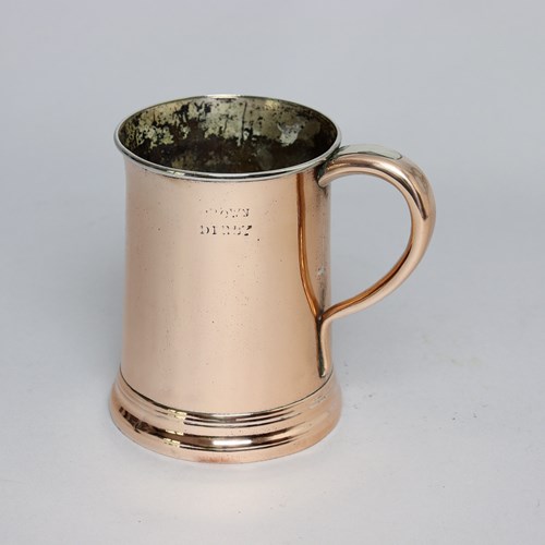 Half Pint Copper Tankard