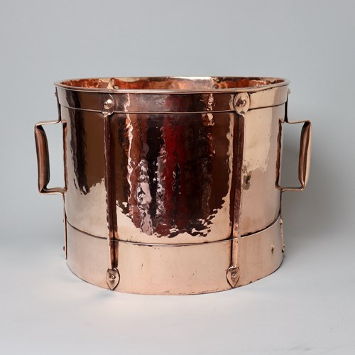 Large, French Copper Grain Measure