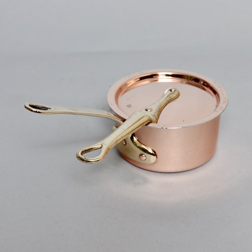 Small 1920'S French Copper Saucepan