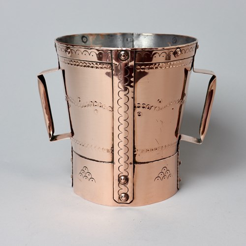 Small French Copper Grain Measure