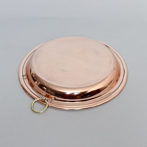 19Th Century, French Copper Pie Dish