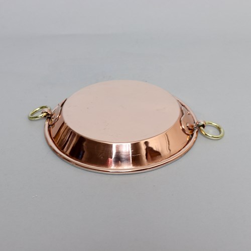 Small, French Copper Pie Or Gratin Dish