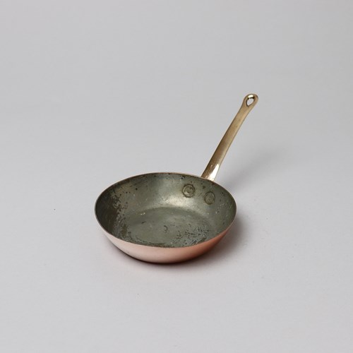 Miniature French Copper Frying Pan