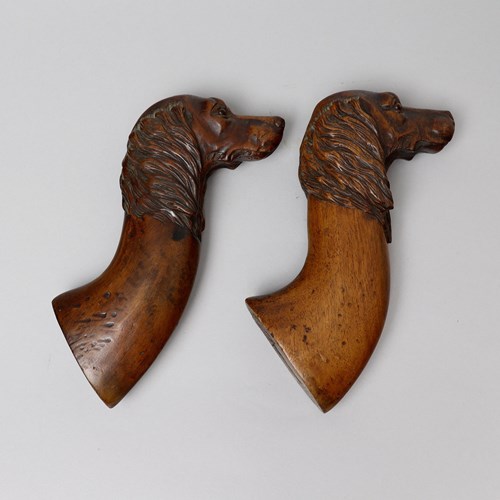 19Th Century, Carved Wooden Hat Or Coat Hooks