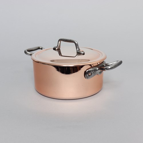 Small, French Copper Casserole C.1900