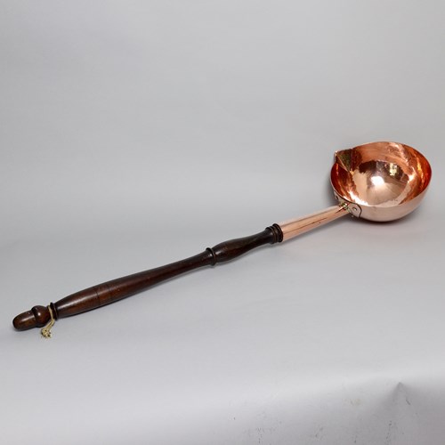 Long Handled French Copper Ladle