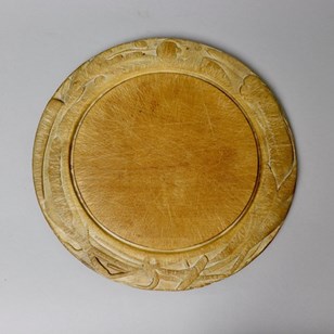 Sycamore Breadboard Carved With A S...