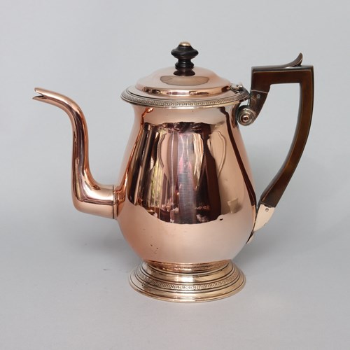 19Th Century, English Copper Teapot