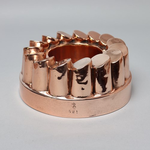 Benham's Copper Jelly Mould Pattern Number 521