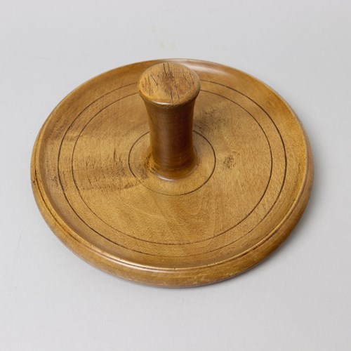 19Th Century Sycamore Butter Worker