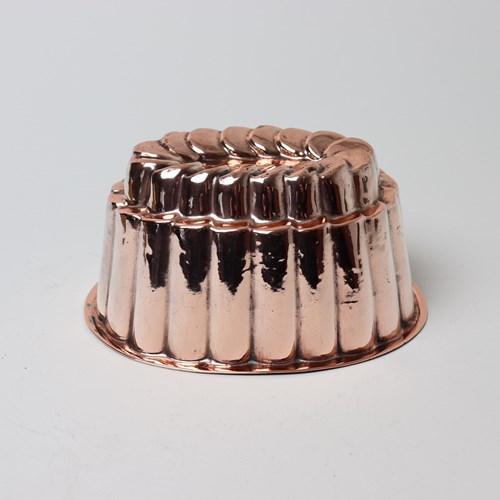 1920'S English Copper Jelly Mould