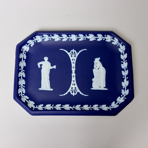 Wedgwood Dark Blue Jasper Tray