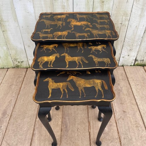 Decorated Nest Of Tables