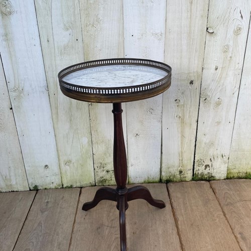 Marble Top Wine Table