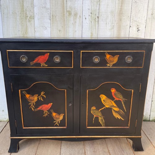 Birds Decorated Cabinet