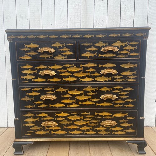 Fish Decorated Chest