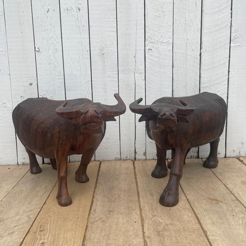 Carved Water Buffalo