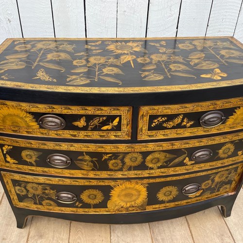 Sunflowers Decorated Chest