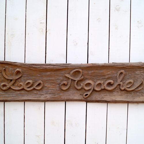 French Wooden Sign