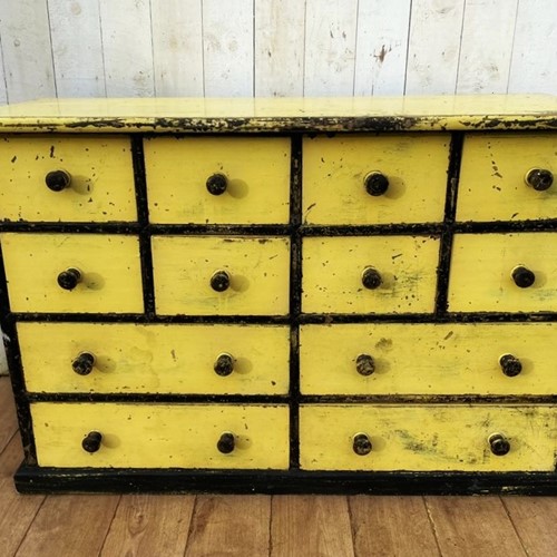 French Bank Of Drawers