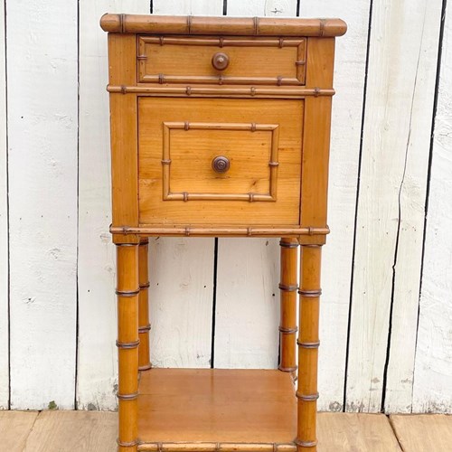 Faux Bamboo Bedside