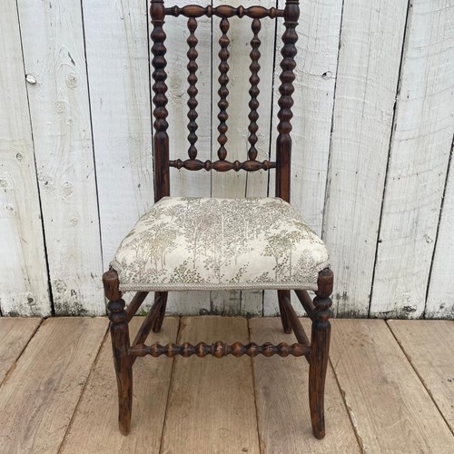 Antique French Bobbin Chair
