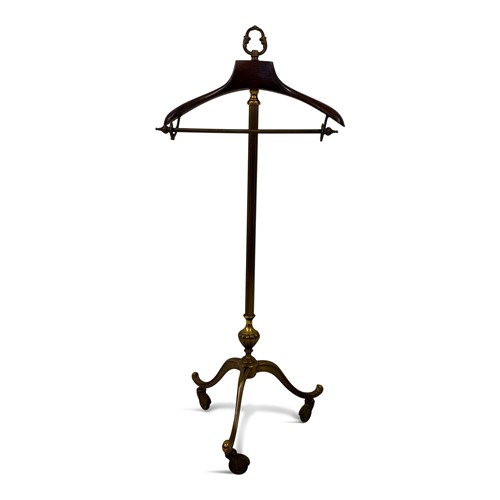 Early 20th Century Italian Brass Valet Stand