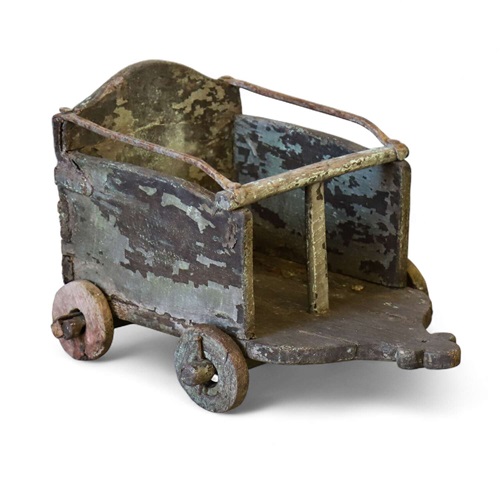 Early 20Th C Folk Art Toy Cart
