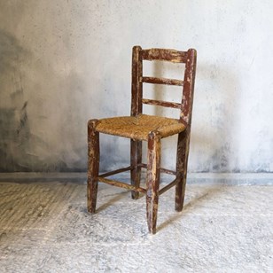 Fine Early 19Th C Irish Sugan Chair...