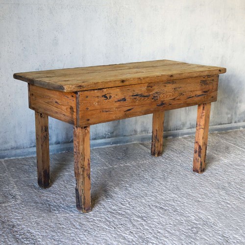 Early 20Th C Welsh Pine Work Table