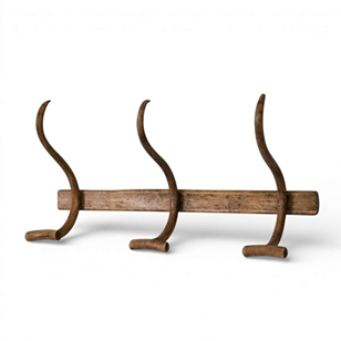 Vintage Bentwood Wall Hanging Hat &...