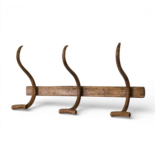 Vintage Bentwood Wall Hanging Hat & Coat Rack