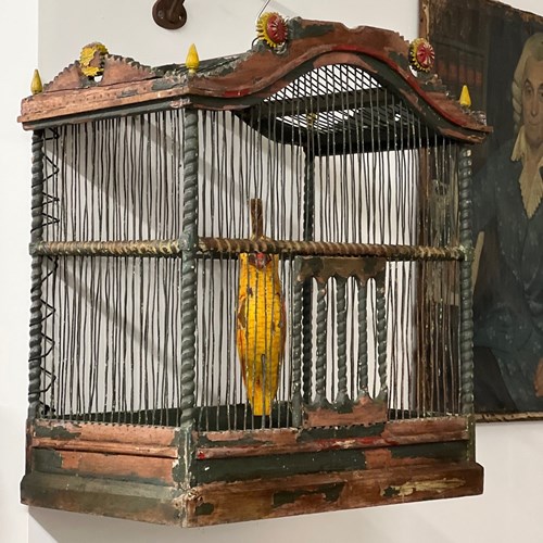 An Amazing Dutch Ornate Bird Cage
