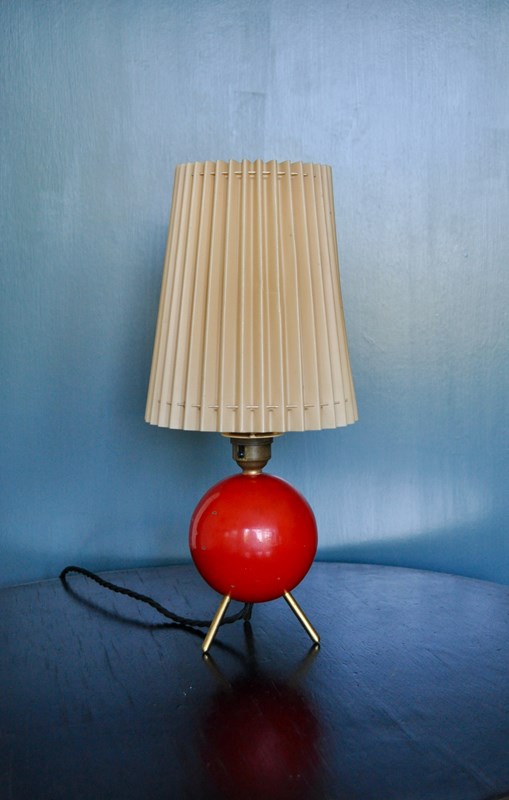 'Atomic' 1950S Table Lamp With Pleated Shade-b-southgate-dsc-0579-main-638222590327450485.jpeg