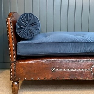 French Leather Daybed