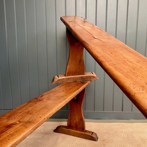 French Fruitwood Benches