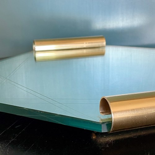 Mid Century Mirrored Tray